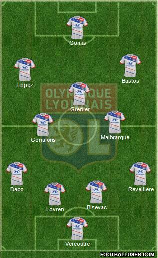 Olympique Lyonnais Formation 2012