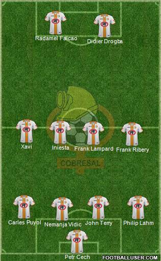 CD Cobresal Formation 2012