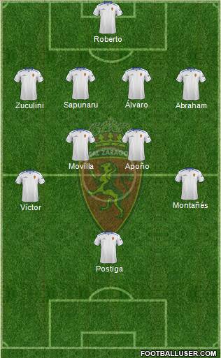 R. Zaragoza S.A.D. Formation 2012