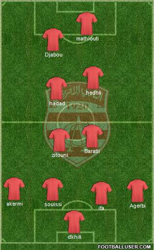Club Africain Tunis Formation 2012