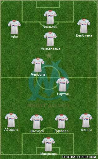 Olympique de Marseille Formation 2012