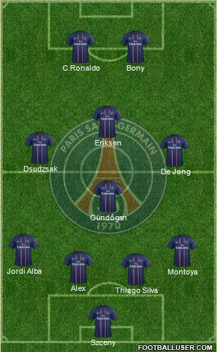 Paris Saint-Germain Formation 2012