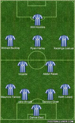Brighton and Hove Albion Formation 2012