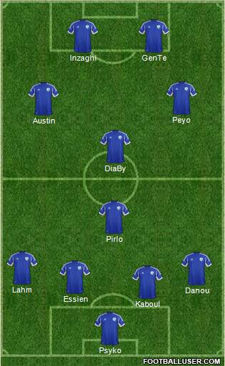 Israel football formation