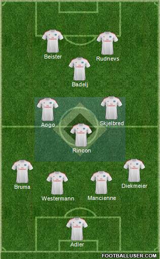 Hamburger SV Formation 2012