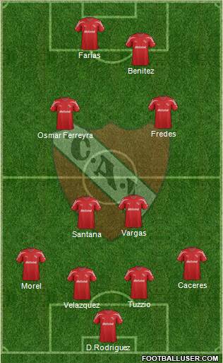 Independiente Formation 2012