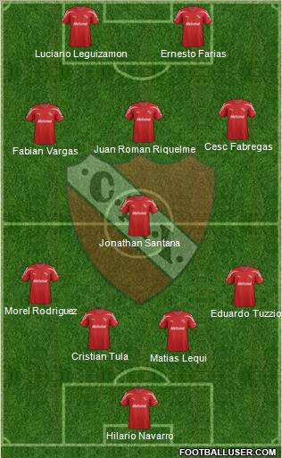 Independiente Formation 2012