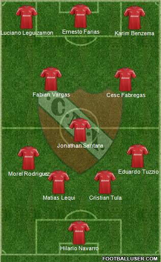 Independiente Formation 2012