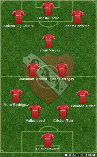 Independiente Formation 2012