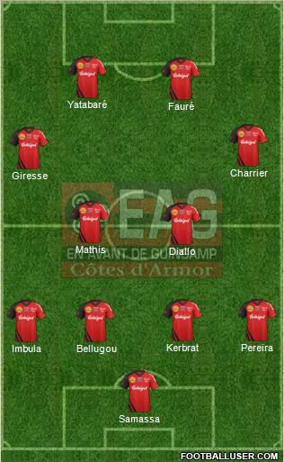 En Avant de Guingamp football formation