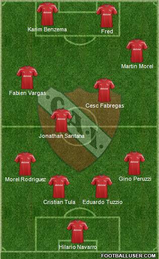 Independiente Formation 2012