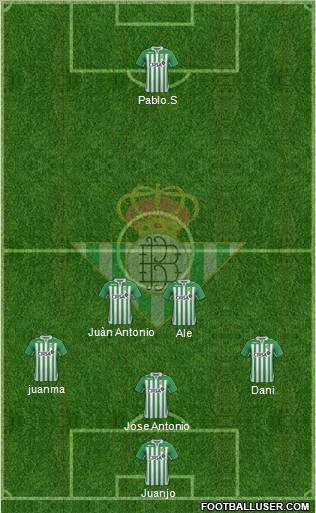 Real Betis B., S.A.D. Formation 2012