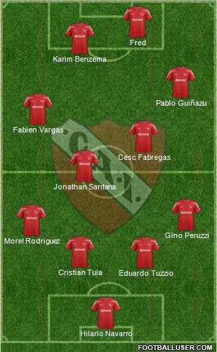 Independiente Formation 2012