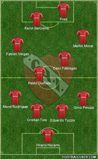 Independiente Formation 2012