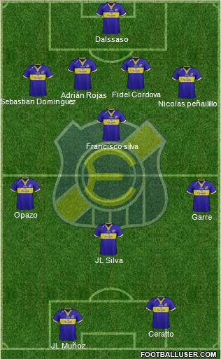 CD Everton de Viña del Mar S.A.D.P. Formation 2012