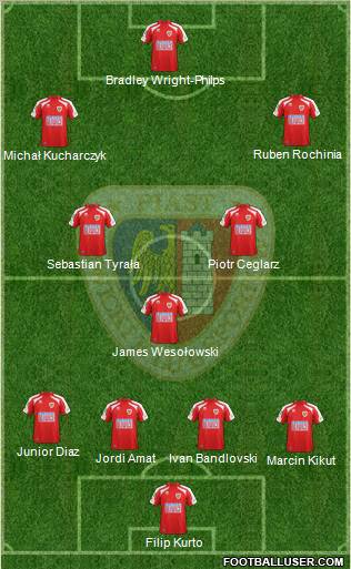 Piast Gliwice Formation 2012