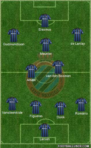 Club Brugge KV Formation 2012