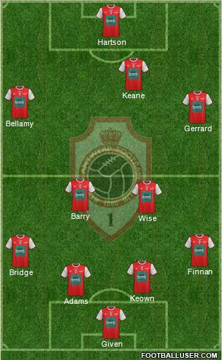 R Antwerp FC Formation 2012