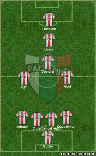 CD Palestino S.A.D.P. Formation 2012