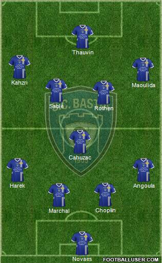 Sporting Club Bastia Formation 2012