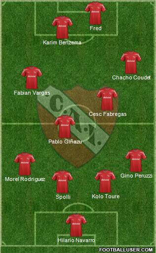 Independiente Formation 2012