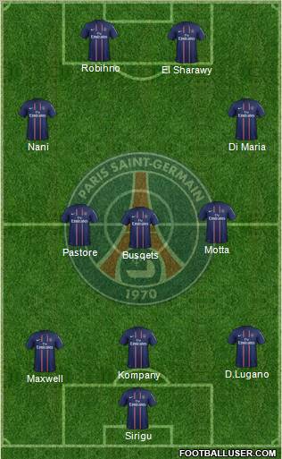 Paris Saint-Germain Formation 2012