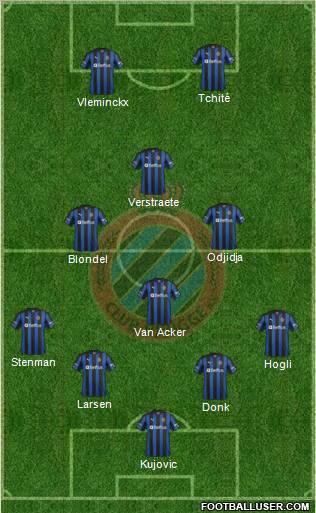 Club Brugge KV Formation 2012