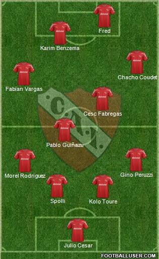 Independiente Formation 2012