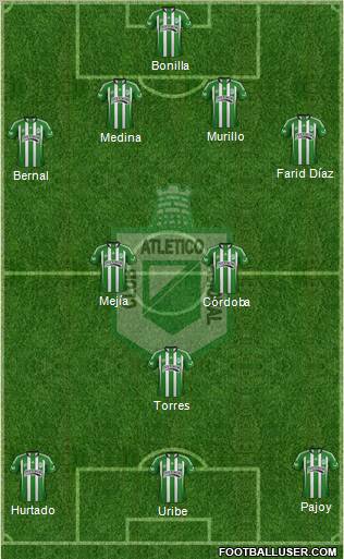 CDC Atlético Nacional Formation 2012