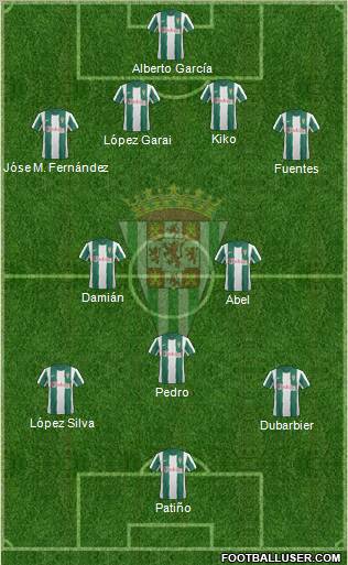 Córdoba C.F., S.A.D. Formation 2012