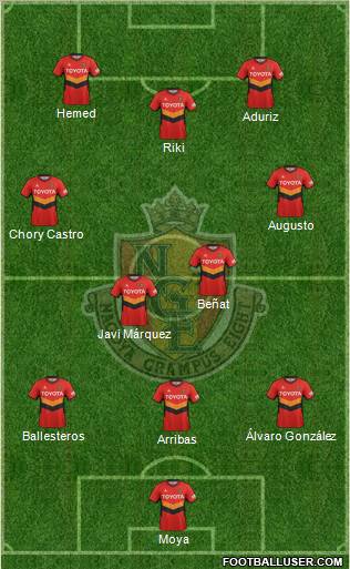 Nagoya Grampus Formation 2012