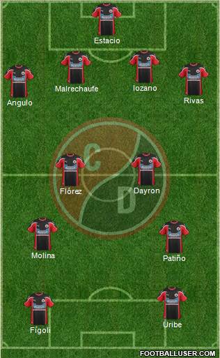 CN Cúcuta Deportivo Formation 2012
