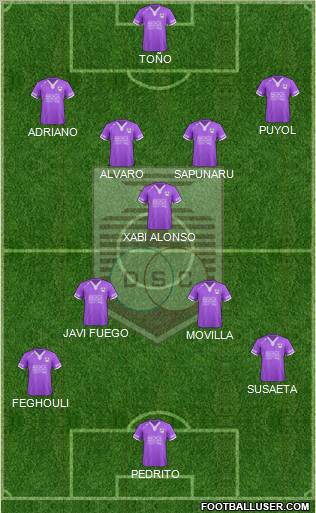 Defensor Sporting Club Formation 2012