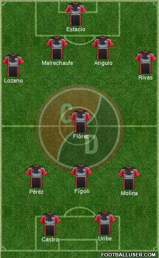 CN Cúcuta Deportivo Formation 2012