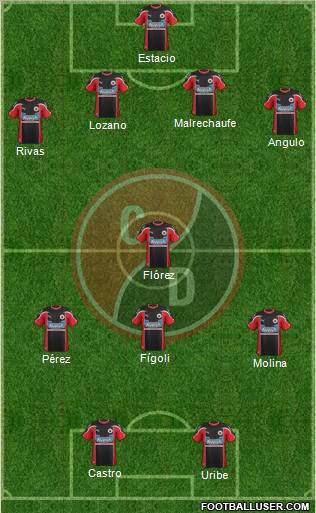 CN Cúcuta Deportivo Formation 2012