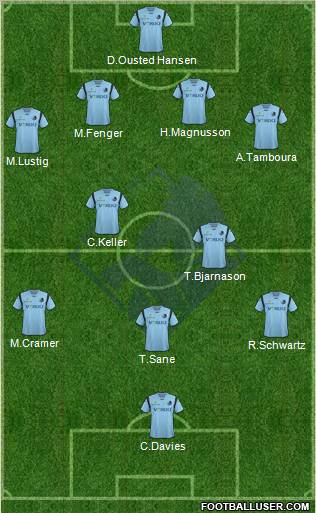 Randers Football Club Formation 2012