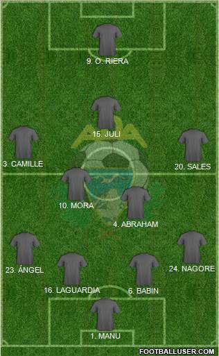A.D. Alcorcón Formation 2012