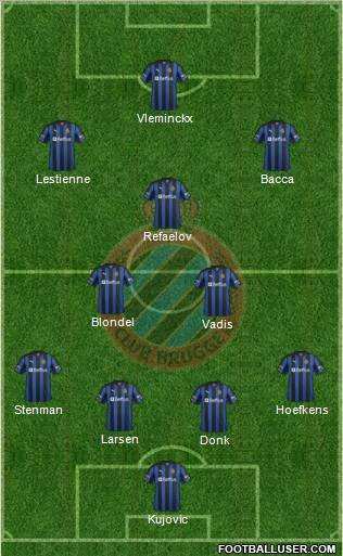 Club Brugge KV Formation 2012