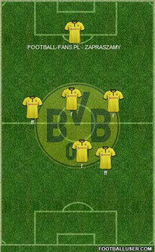 Borussia Dortmund Formation 2012