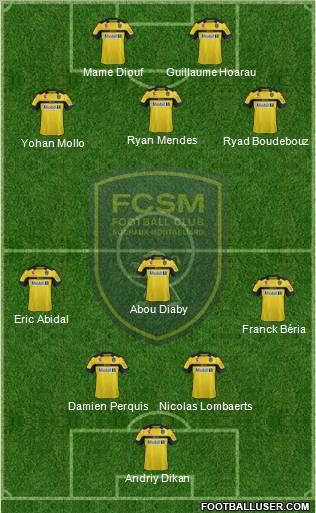 FC Sochaux-Montbéliard Formation 2012