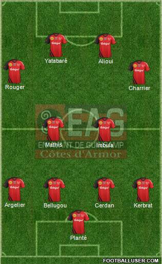 En Avant de Guingamp football formation