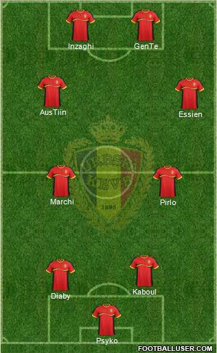 Belgium Formation 2012