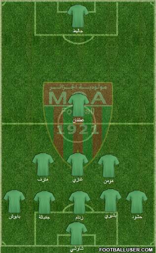 Mouloudia Club d'Alger Formation 2012