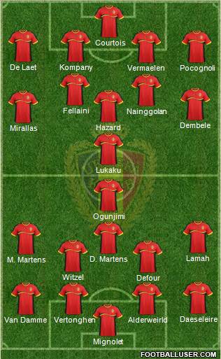 Belgium Formation 2012