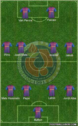 Iskenderun Demirçelikspor Formation 2012