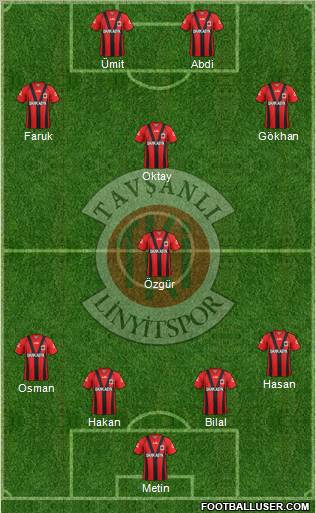 Tavsanli Linyitspor Formation 2012