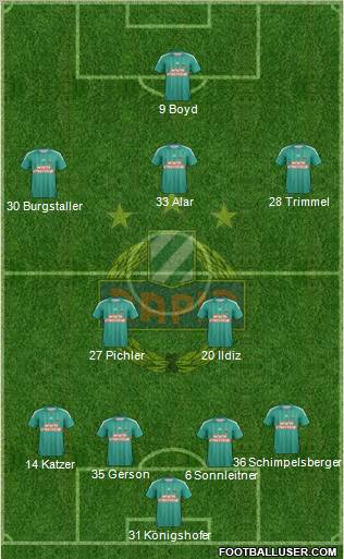SK Rapid Wien Formation 2012