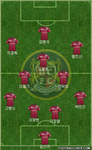 Daejeon Citizen Formation 2012