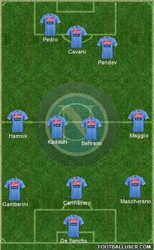 Napoli Formation 2012