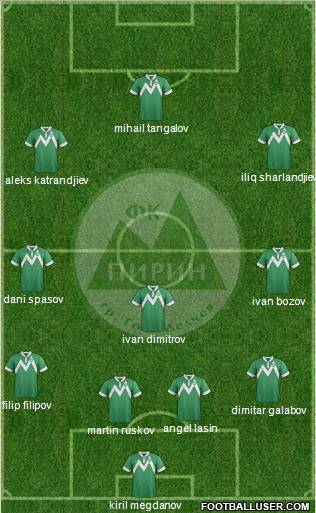 Pirin (Gotse Delchev) Formation 2012